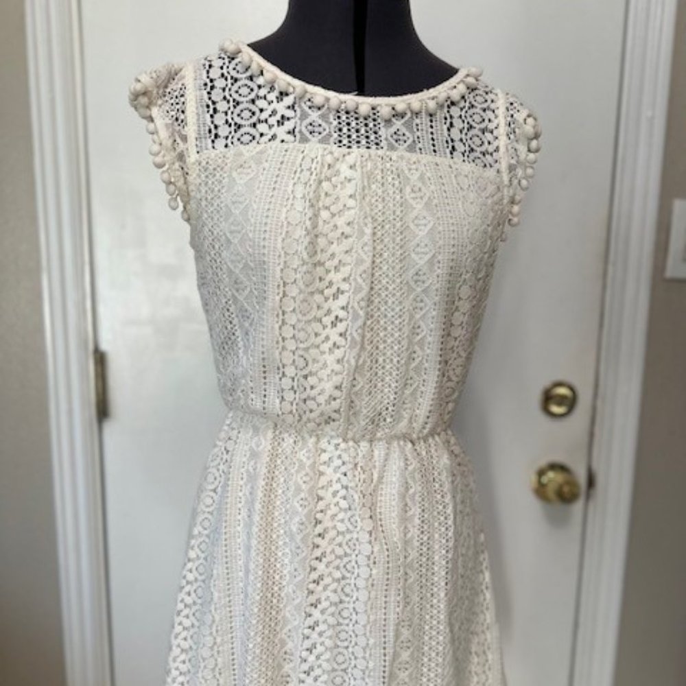 Xhilaration White Boho Dress